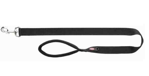 Correa Premium, doble, XS-S: 1.20 m,15 mm, negro  